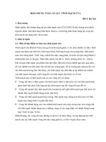 HỘI CHỨNG TĂNG áp lực TĨNH MẠCH cửa 