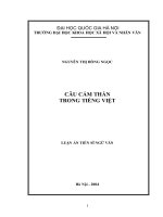 Câu cảm thán trong tiếng việt 
