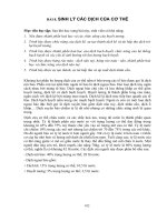 SINH LÝ CÁC DỊCH CỦA CƠ THỂ