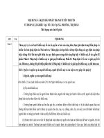 KỊCH BẢN PHÁT THANH TUYÊN TRUYỀN  VỀ PHÁP LUẬT KHIẾU NẠI, TỐ CÁO TẠI XÃ, PHƯỜNG, THỊ TRẤN