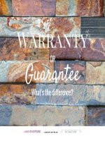 Slide thuyết trình TACN2  Topic: Warranty and Guarantee