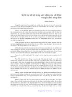 Sự hỗ trợ xã hội trong việc chăm sóc sức khỏe của gia đình nông thôn