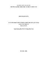 Tư tưởng biện chứng trong triết học hy lạp cổ đại 