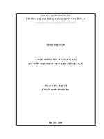 Vấn đề thông tin tư vấn, chỉ dẫn an toàn thực phẩm trên báo chí việt nam 