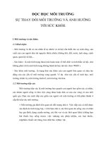 Môi trường và sức khỏe