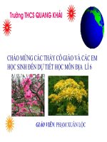 Bai 7 Su van dong tu quay quanh truc cua Trai Dat va cac he qua