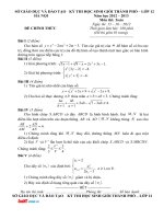 De thi va dap an HSG mon Toan lop 12  TP Ha Noi 20122013