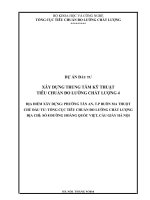 Thuyết minh dự án Trung tâm Kỹ thuật tiêu chuẩn đo lường chất lượng 4