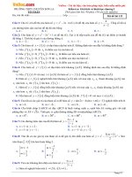 Đề kiểm tra giải tích và hình học chương 1 môn Toán lớp 12 trường THPT Chuyên Sơn La