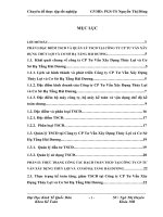 Hoàn thiện hạch toán TSCĐ tại Công ty CP Tư Vấn Xây Dựng Thủy Lợi và Cơ Sở Hạ Tầng Hải Dương