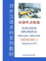Tài liệu luyện thi chứng chỉ quốc gia tiếng hoa môn nghe trình độ a
