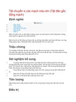 Tật chuyển vị các mạch máu lớn 