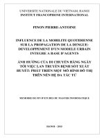 Ảnh hưởng của di chuyển hàng ngày tới việc lan truyền bệnh sốt xuất huyết phát triển một mô hình đô thị trên nền hệ đa tác tử 