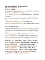 Cập nhật các trang web về y khoa từ nguồn