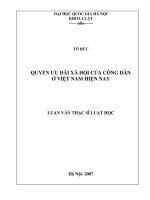 Quyền ưu đãi xã hội của công dân ở việt nam hiện nay 
