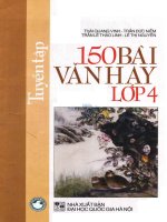 Tuyển tập 150 bài văn hay lớp 4(tái bản lần thứ nhất): Phần 1