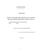 Vai trò của hỗ trợ phát triển chính thức (ODA) của nhật bản đối với quá trình phát triển kinh tế   xã hội của việt nam 