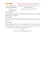 Đề kiểm tra 1 tiết học kì 1 môn Giáo dục công dân lớp 11 trường THPT Đăk Song, Đăk Nông năm học 2016 - 2017