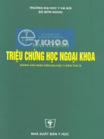 Bài giảng triệu chứng ngoại khoa  Hà Văn Quyết