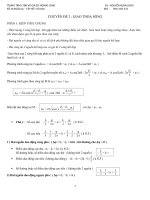 CHUYEN DE 2 GIAO THOA SONG CO