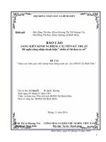 sang kien kinh nghiem hoat dong giam sat HDND xa binh dien  ban chinh