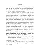 TL chính sách công nâng cao hiệu quả giám sát của hội đồng nhân dân nói chung và hội đồng nhân dân tỉnh thái nguyên nói riêng nhiệm kỳ 2015 – 2020