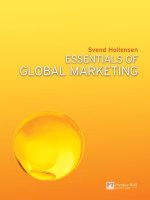Essentials of global marketing svend hollensen