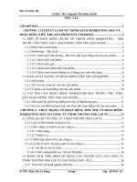 Báo cáo tốt nghiệp Hoàn Thiện Chính Sách MarketingMix Về Hoạt Động Tiêu Thụ Sản Phẩm Sữa Vinamilk Tại Công Ty TNHH Thương Mại Lợi Tú