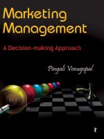 Marketing management a decision making approach pingali venugopal
