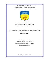 Xây dựng mô hình chống sét VAN trung thế 