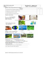 de kiem tra 1 tiet anh 8  bai 1