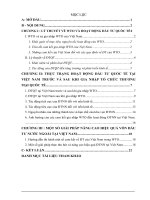 Tiểu luận ảnh hưởng của các cam kết trong tổ chức thương mại quốc tế đến hoạt động đầu tư nước ngoài của việt nam và giải pháp