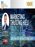 Marketing thương hiệu trong kỷ nguyên số