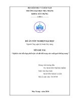 Nghiên cứu hỗn hợp phối trộn với đất đồi trong sản xuất gạch không nung 