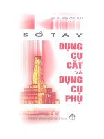 Sổ tay dụng cụ cắt và dụng cụ phụ