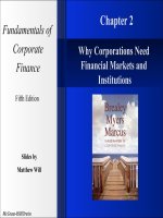 Fundamentals of corporate finance 5e mcgraw chapter 02 