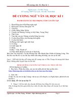 ôn tập ngữ văn 10 HKI