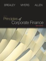 Principles of coroporate finance 10th ed bredey myers Mascus