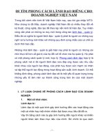 Hành vi tổ chức đi tìm phong cách lãnh đạo riêng cho doanh nghiệp việt nam