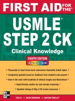 First Aid for the USMLE Step 2 CK, 8e [McGraw-Hill Medical] [2012]