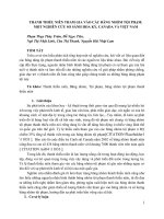 bài báo khoa học   thanh thiếu niên tham gia vào các băng nhóm tội phạm  một nghiên cứu so sánh hoa kỳ, canada và việt nam