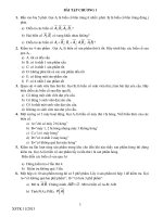 BÀI tập CHƯƠNG 1,2,3 xác suất thống kê 2013