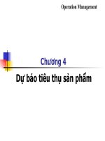 Quản trị tác nghiệp c3 du bao tieu thu