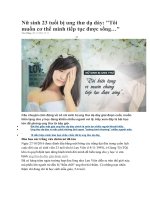 Nữ sinh 23 tuổi bị ung thư dạ dày 