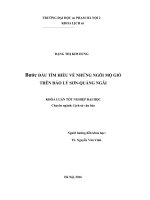 Khoá luận tốt nghiệp bước đầu tìm hiểu về những ngôi mộ gió trên đảo lý sơn   quảng ngãi 