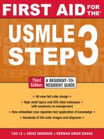 First Aid for the USMLE Step 3 (2010)