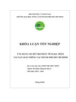 Ứng dụng GIS hỗ trợ phân tích đặc điểm tai nạn giao thông tại thành phố Hồ Chí Minh