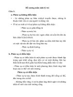 Đề cương sinh lý trẻ lứa tuổi tiểu học