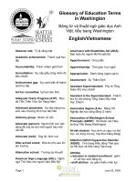 Bảng từ và thuật ngữ giáo dục anh việt