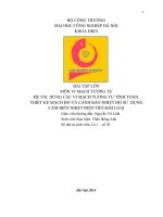 Dùng các vi mạch tương tự tính toán, thiết kế mạch đo và cản báo nhiệt độ sử dụng cảm biến nhiệt điện trở kim loại